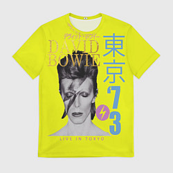Футболка мужская David Bowie 1973, цвет: 3D-принт