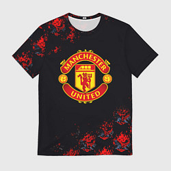 Футболка мужская Манчестер Юнайтед самураи, цвет: 3D-принт