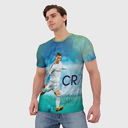 Футболка мужская CR Ronaldo, цвет: 3D-принт — фото 2