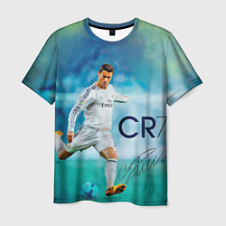 Футболка мужская CR Ronaldo, цвет: 3D-принт