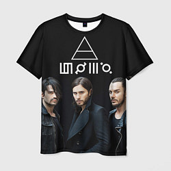 Футболка мужская 30 seconds to mars, цвет: 3D-принт