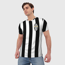 Футболка мужская Juventus: Pirlo, цвет: 3D-принт — фото 2