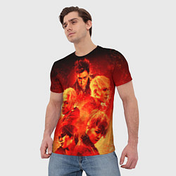 Футболка мужская Big Bang: Flame Boys, цвет: 3D-принт — фото 2