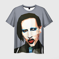 Футболка мужская Mаrilyn Manson Art, цвет: 3D-принт