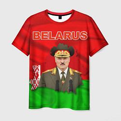Футболка мужская Belarus: Lukashenko цвета 3D-принт — фото 1