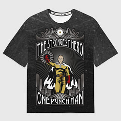 Футболка оверсайз мужская The Strongest Hero, цвет: 3D-принт