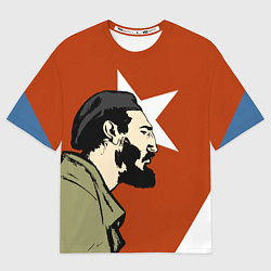 Футболка оверсайз мужская Куба, цвет: 3D-принт