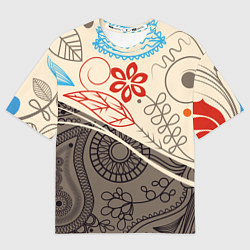 Мужская футболка оверсайз Прованс