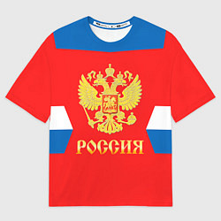 Футболка оверсайз мужская Сборная РФ: #8 OVECHKIN, цвет: 3D-принт