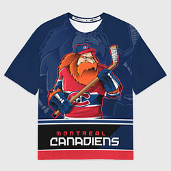 Мужская футболка оверсайз Montreal Canadiens