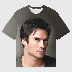Футболка оверсайз мужская Ian Somerhalder, цвет: 3D-принт