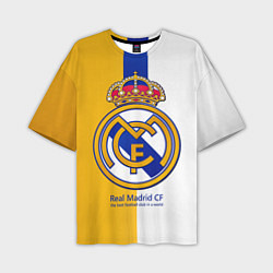 Футболка оверсайз мужская Real Madrid CF, цвет: 3D-принт