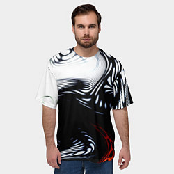 Футболка оверсайз мужская Abrupt, цвет: 3D-принт — фото 2