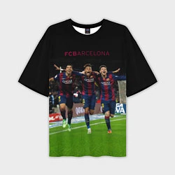 Мужская футболка оверсайз Barcelona6