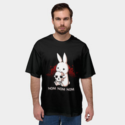 Футболка оверсайз мужская Череп, цвет: 3D-принт — фото 2