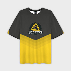 Футболка оверсайз мужская Godsent Uniform, цвет: 3D-принт