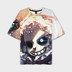 Мужская футболка оверсайз Sans and snow