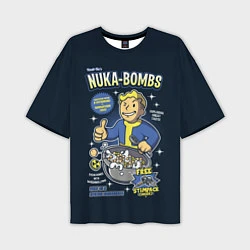 Мужская футболка оверсайз Nuka Bombs