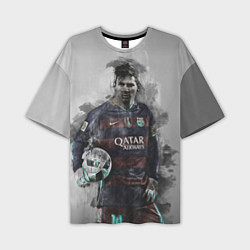 Мужская футболка оверсайз Lionel Messi