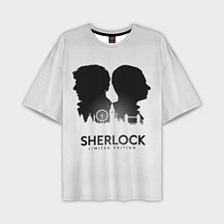 Мужская футболка оверсайз Sherlock Edition