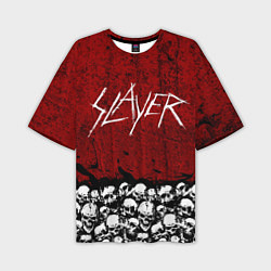 Мужская футболка оверсайз Slayer Red