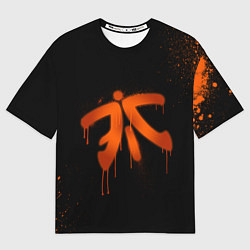 Футболка оверсайз мужская Fnatic: Black collection, цвет: 3D-принт