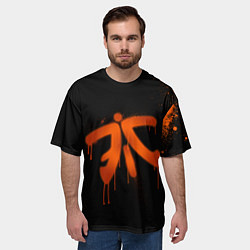 Футболка оверсайз мужская Fnatic: Black collection, цвет: 3D-принт — фото 2