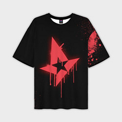 Футболка оверсайз мужская Astralis: Black collection, цвет: 3D-принт