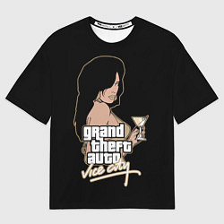 Футболка оверсайз мужская GTA Vice City, цвет: 3D-принт