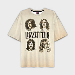 Мужская футболка оверсайз Led Zeppelin Guys