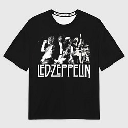 Футболка оверсайз мужская Led Zeppelin: Mono, цвет: 3D-принт
