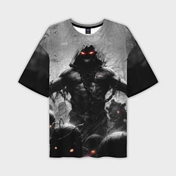 Мужская футболка оверсайз Disturbed: Demon Rage