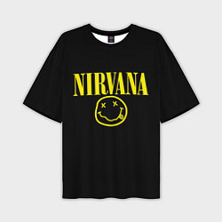 Мужская футболка оверсайз Nirvana Rock