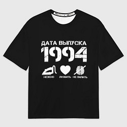 Футболка оверсайз мужская Дата выпуска 1994, цвет: 3D-принт