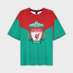 Мужская футболка оверсайз Liverpool: Green style