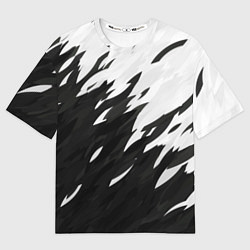 Мужская футболка оверсайз Black & white
