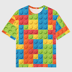 Мужская футболка оверсайз Лего конструктор