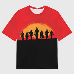 Футболка оверсайз мужская Red Dead Redemption 2, цвет: 3D-принт