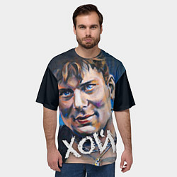 Футболка оверсайз мужская Юрий Хой, цвет: 3D-принт — фото 2