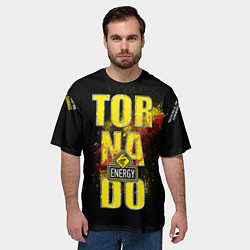 Футболка оверсайз мужская Tornado, цвет: 3D-принт — фото 2