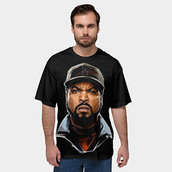Футболка оверсайз мужская Ice Cube, цвет: 3D-принт — фото 2