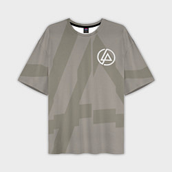 Футболка оверсайз мужская Linkin Park: Grey style, цвет: 3D-принт