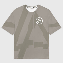 Футболка оверсайз мужская Linkin Park: Grey style, цвет: 3D-принт