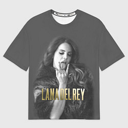 Футболка оверсайз мужская Lana Del Rey: Sex, цвет: 3D-принт