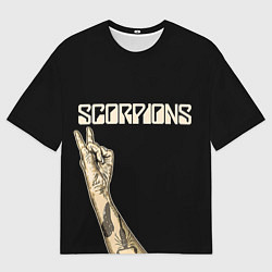 Футболка оверсайз мужская Scorpions Rock, цвет: 3D-принт