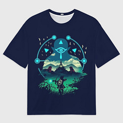 Футболка оверсайз мужская The Legend of Zelda, цвет: 3D-принт