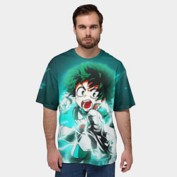 Футболка оверсайз мужская Моя геройская академия, цвет: 3D-принт — фото 2