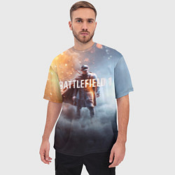 Футболка оверсайз мужская Battlefield One, цвет: 3D-принт — фото 2