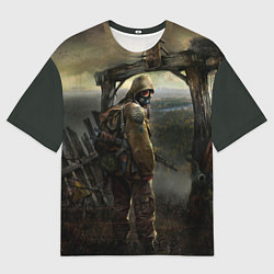 Футболка оверсайз мужская STALKER: Call of Pripyat, цвет: 3D-принт