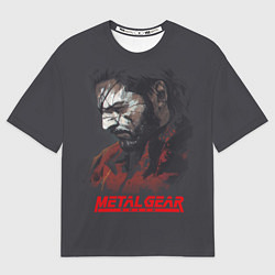 Футболка оверсайз мужская Metal Gear Solid, цвет: 3D-принт